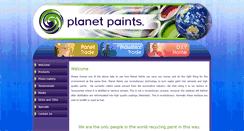 Desktop Screenshot of planetpaints.com.au